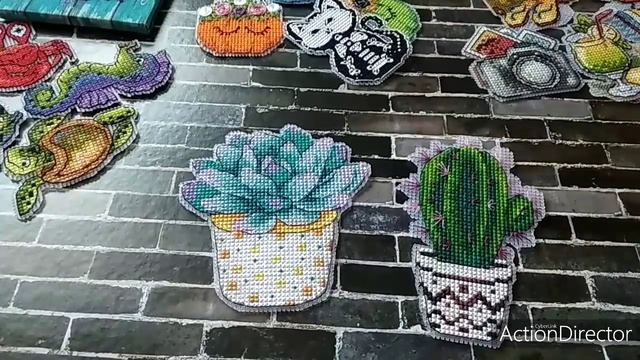 66. Вышивальные итоги Марта. 8 готовых работ. смотреть онлайн