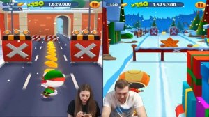 Забег на очки в игре Том бег за золотом! Эльф Анджела против Короля Тома от Каталекс!