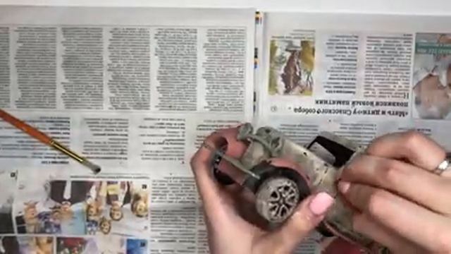 DIY: ВИНТАЖНАЯ МАШИНА С ЁЛКОЙ / НОВОГОДНИЙ ДЕКОР 2021