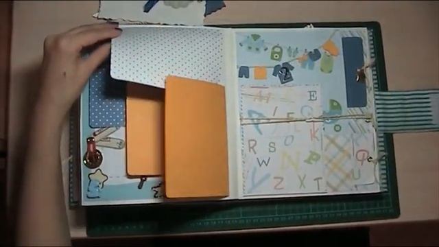 Скрапбукинг. Фотоальбом своими руками для мальчика.