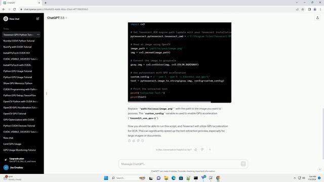 tesseract gpu acceleration python смотреть онлайн