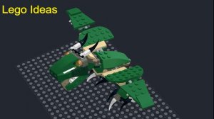 Лего 31058 Дракон/Lego Creator 31058 Dracon - Alternative Build Part 3