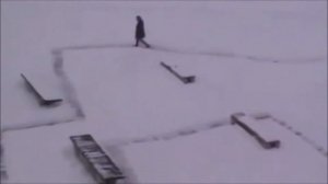 Прикол со снегом.