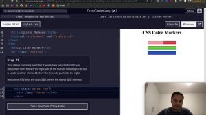 freeCodeCamp - Learn CSS by Building a Set of Colored Markers (71-80)