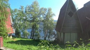 На Телецком  ч.2  прогулка по территории закрытой  базы отдыха, Артыбаш без асфальта, гостевой дом