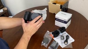 Unboxing of the Sony A6600 and Sigma 56mm f/1.4