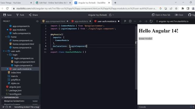 Angular Full Course | Angular 14 l | How to use stackblitz for angular | stackblitz angular tutoria