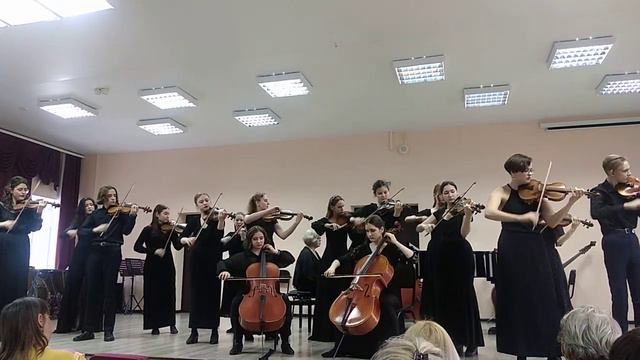 Елизавета Рабчук "Листок из альбома", ансамбль скрипачей ОМУ им. В. Я. Шебалина смотреть онлайн