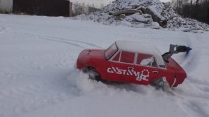 Тест драйв  ЖИГУЛЕЙ на ЛЫЖАХ!!!