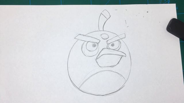 LDP - How to draw Angry birds / black bird