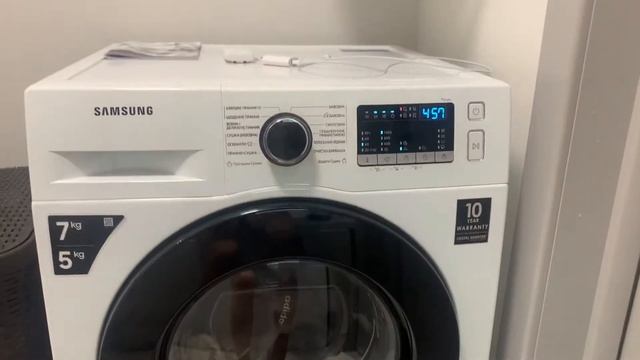 Стиральная машина Samsung WD70T4047CE/UA Стирка с сушкой (1/9) смотреть онлайн