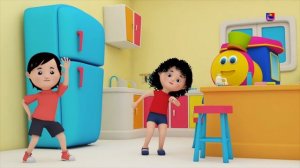 Боб еда поезд песня | рифмы для детей | 3D Рисование детского сада | Food Train Song | Bob The Trai