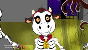 La Historia de LA VACA LOLA ESQUELETO | Halloween y Esqueletos | Canciones Infantiles