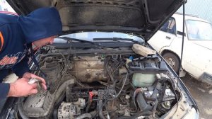 Техничка. VW "Пассат" 1,8 моно, снятие головки ГБЦ.