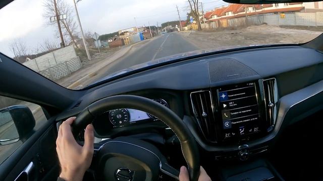 Volvo XC60 2.0 250h.p. pov driving смотреть онлайн