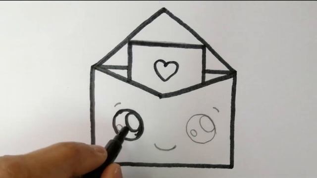 How to draw mail | Как рисовать почту | Drawings for kids