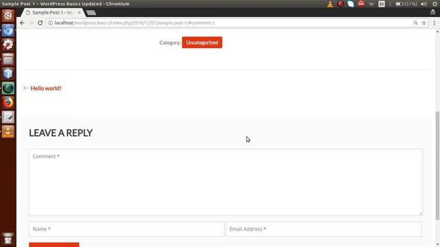 Learn Wordpress Basics Tutorial for beginners (Part#10) Wordpress Comments section on Post
