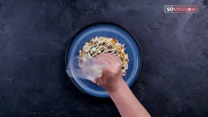 Как готовится салат «Хризантема» - Рецепты от Со Вкусом