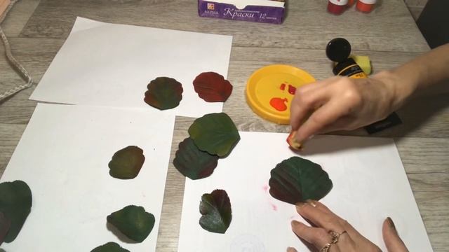 Ветка боярышника из фоамирана