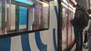 вагон метро Москва 2020 на станции нижегородская обкатка