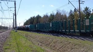 "эксклюзив" электровозы ВЛ10УК-974/*** и перегоняемый электровоз ЧС4Т-*** с грузовым составом