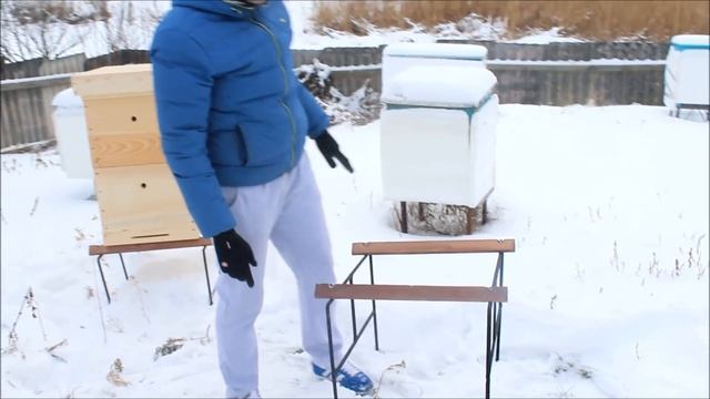 Подставка складная под многокорпусный Улей  / Support folding under a beehive /  www uley in смотреть онлайн