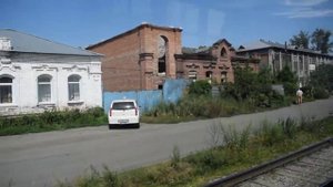 Трамвай КТМ-71-608КМ-241. Покатушки по Бийску.