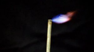 Горение сероводорода. Химический опыт