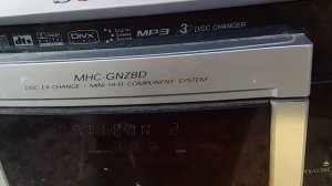 SONY MHC-GNZ8D Часть 1.