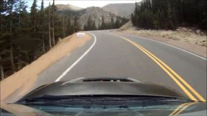 Pikes Peak Hill Climb 2012 - Jeremy Foley / Mitsubishi Lancer Evo 8  Crash