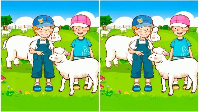 Постарайтесь увидеть в чём отличие этих картинок. смотреть онлайн