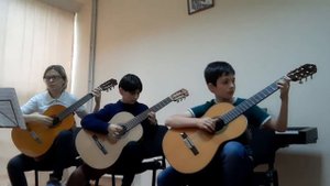 Я.Френкель "Журавли"обработка для трио гитар Г.Винокурова