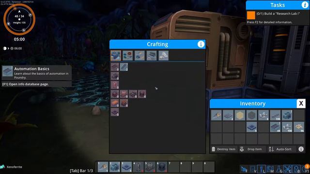 Let's Play Foundry  | Factorio Meets Minecraft  | First Look | Automation | 01