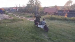 одноколёсный прицеп для восхода.