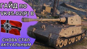 ГАЙД  по VK 45.02 (P) Ausf. B - СНОВА АКТУАЛЕН - ТАКОЙ АП ОДОБРЯЕМ