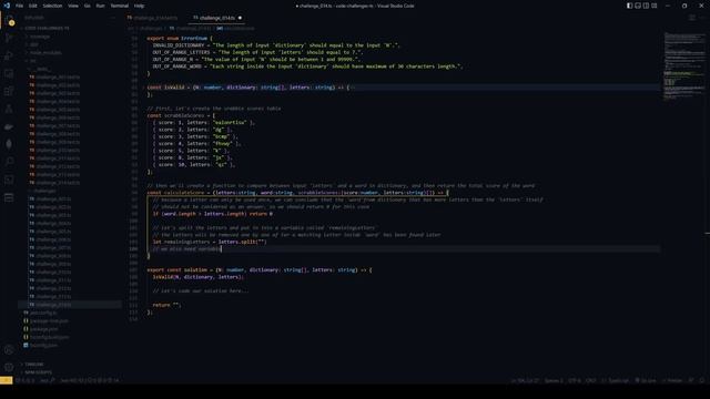Challenge 014 - Scrabble (Typescript) смотреть онлайн