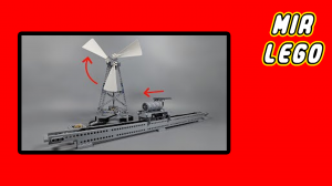 Строим ветряной поезд LEGO