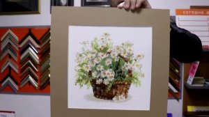 Как использовать ПАСПАРТУ для оформления вышивки.