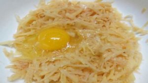 Картофельные блины с курицей