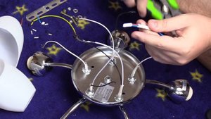 Сборка люстры «Жанр» (Ключник) из ЛеруаМерлен (КС30060/5С)