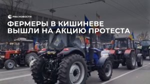 Фермеры в Кишиневе вышли на акцию протеста