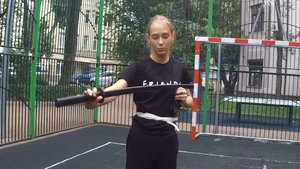 Уроки фехтование кендзюцу отработка вкладывания меча в ножны в баттодо