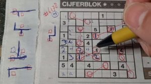 (#6178) Friday. ? Tectonic02 Sudoku puzzle. Bonus Extra edition. 03-24-2023 Extra part 3 of 3