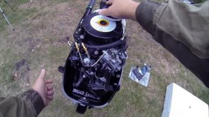 Mercury (Tohatsu) ME 5 MH FourStroke. Обзор и подготовка к обкатке.