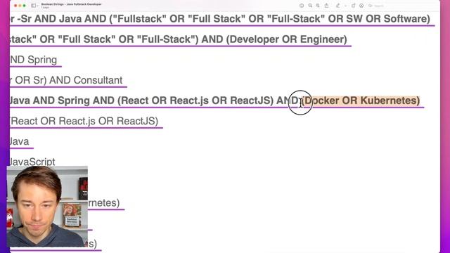 Fullstack Java Engineer - Boolean Search