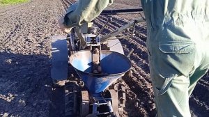 ПОСАДКА  КАРТОФЕЛЯ МОТОБЛОКОМ 2023