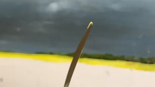 Подсолнухи мастихином. Как рисовать маслом на холсте без кисти.