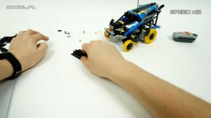 LEGO Technic 42095: Remote-Controlled Stunt Racer In-depth Review, Speed Build & Parts List [4K]