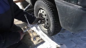 снятие наружного ШРУС-гранаты  ВАЗ-1113 ОКА.