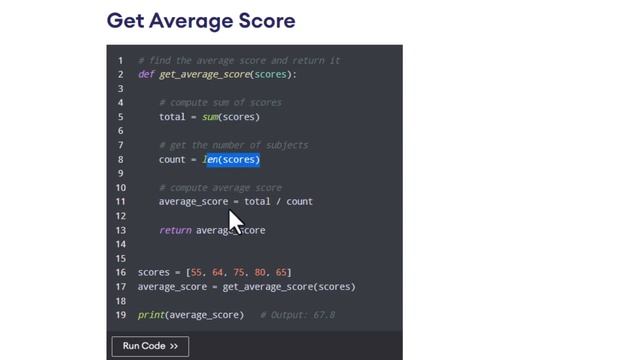 Functions Project and Revision in Python